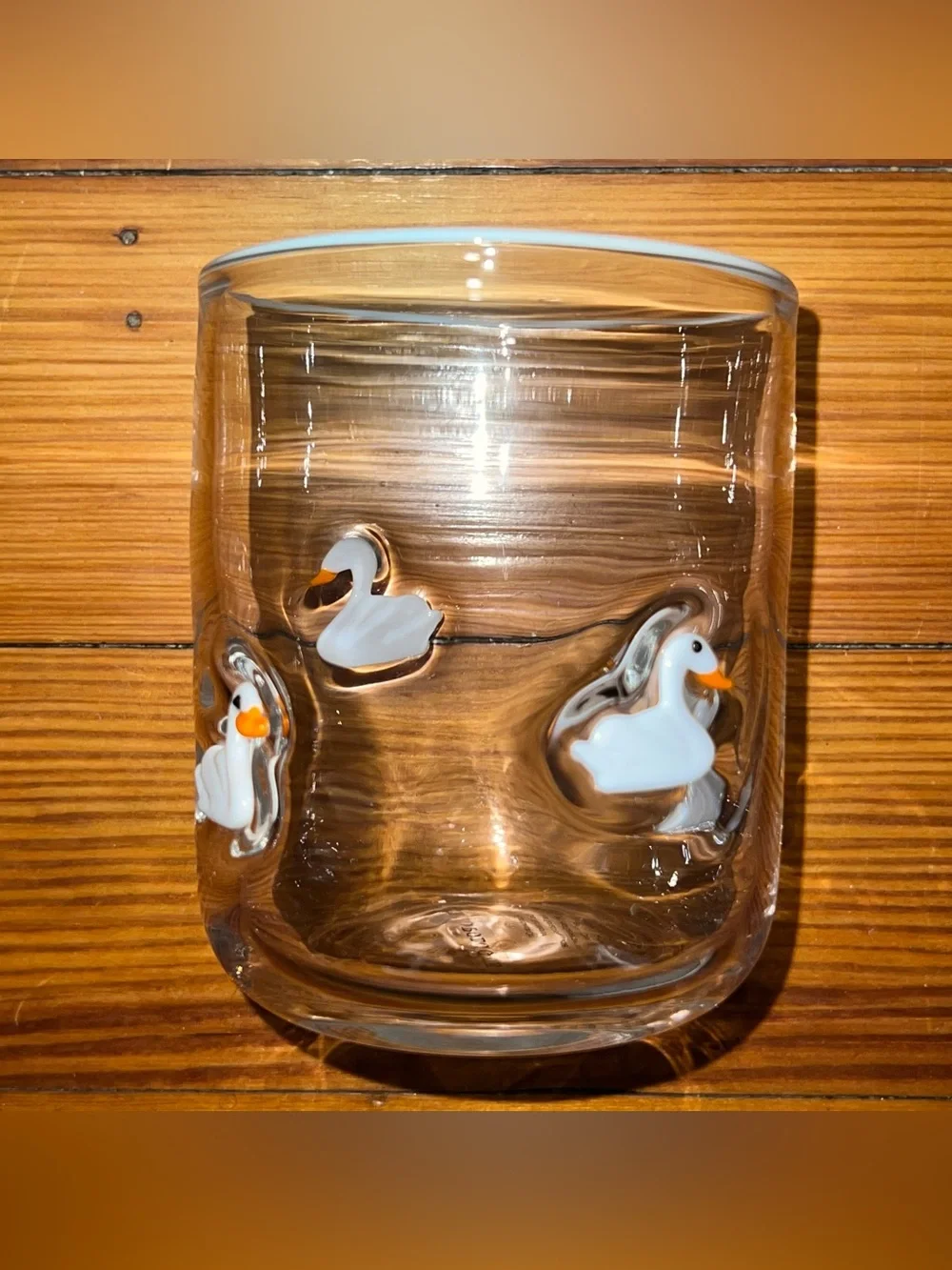 ANTHROPOLOGIE Icon Swan Glass